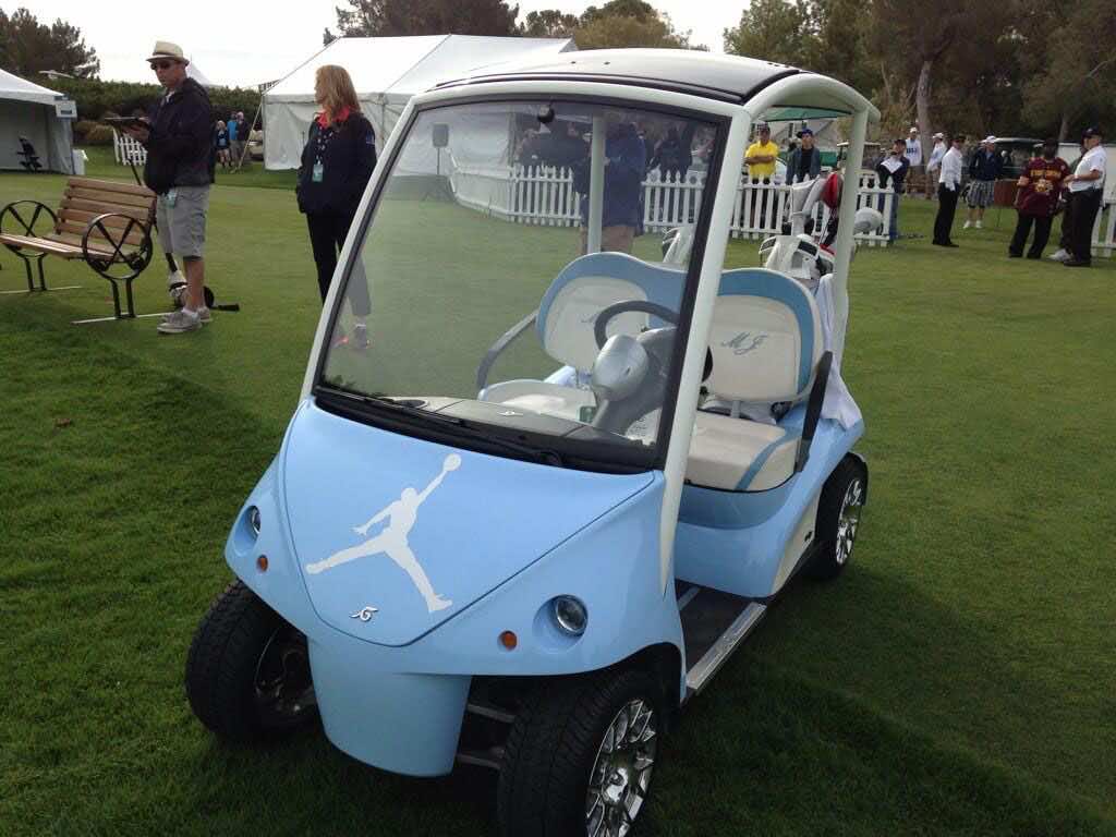 Το αυτοκίνητο του γκολφ του Jordan