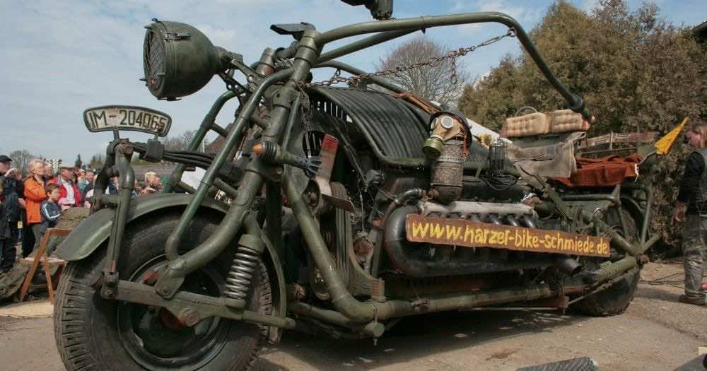 Η παράξενη μηχανή Panzerbike