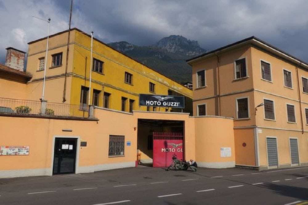 Η είσοδος του Μουσείου Moto Guzzi στην Ιταλία