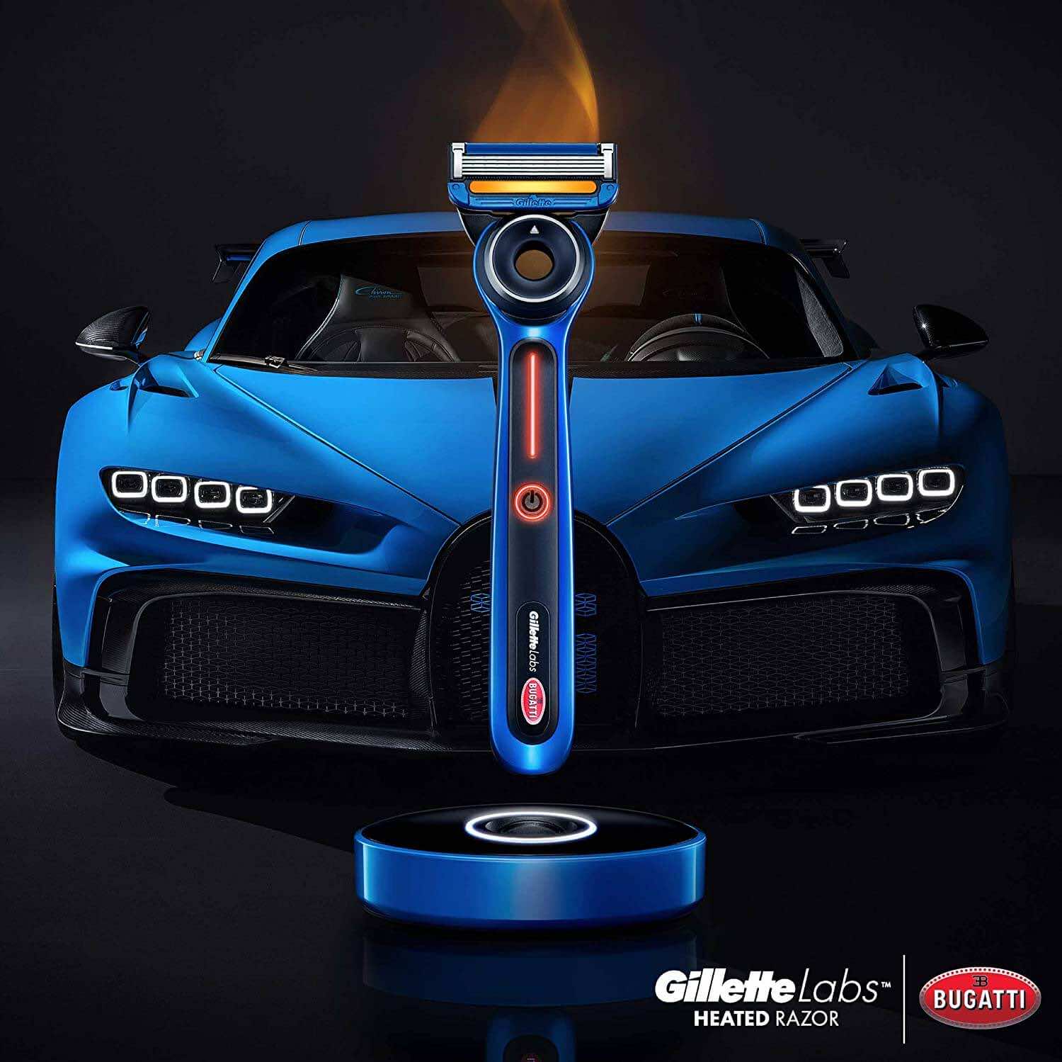 Ξυραφάκι Gillette και αυτοκίνητο Bugatti