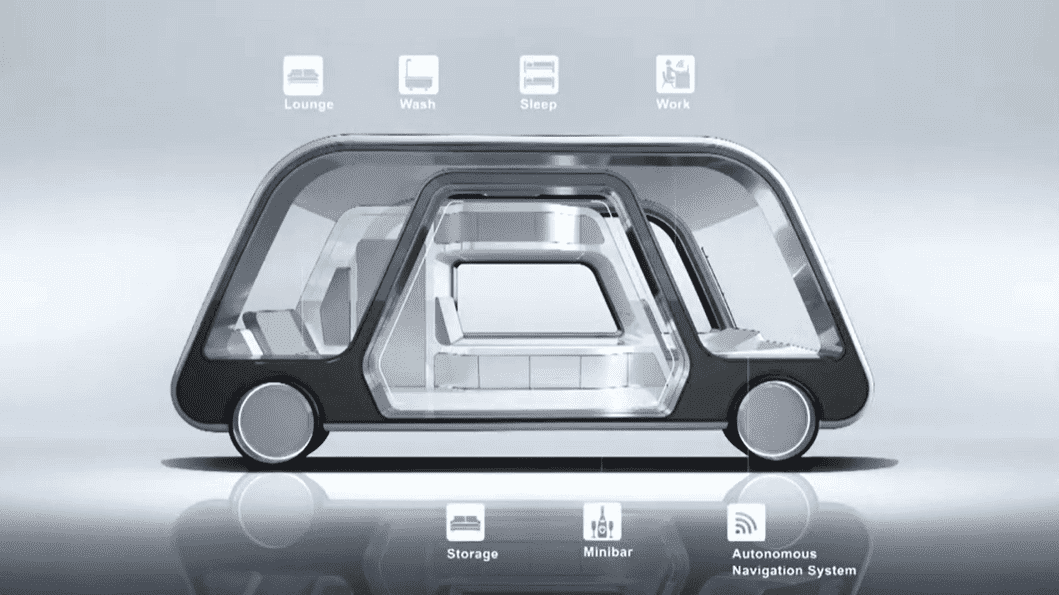 design με αυτόνομο αυτοκίνητο με σουίτες  