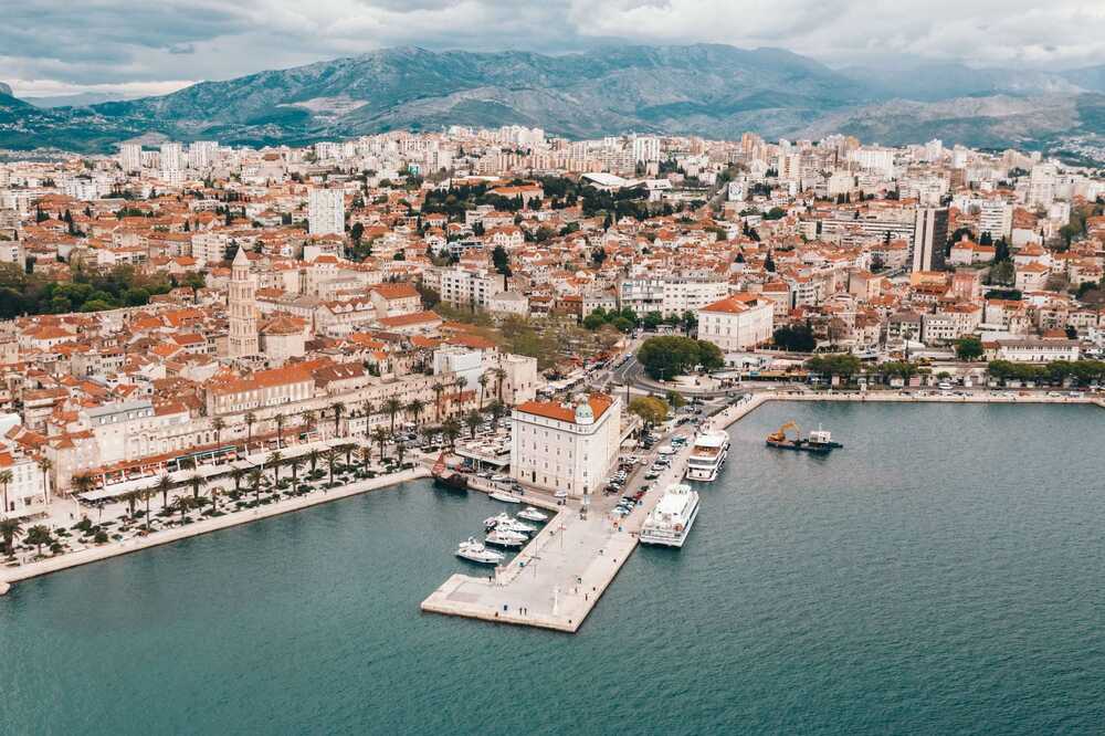 Εικόνα από Κροατία, πόλη δίπλα στη θάλασσα