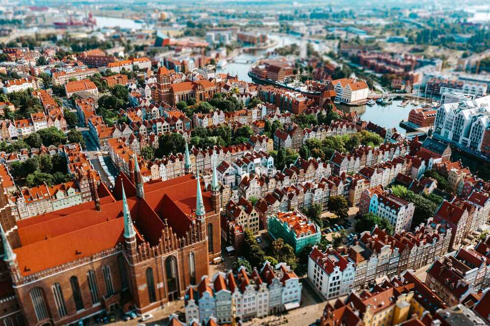 Εικόνα από Πολωνία, κτίρια από ψηλά