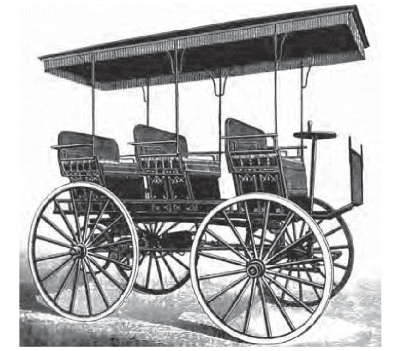 Ηλεκτρικό όχημα που μοιάζει με βαγόνι του 1896