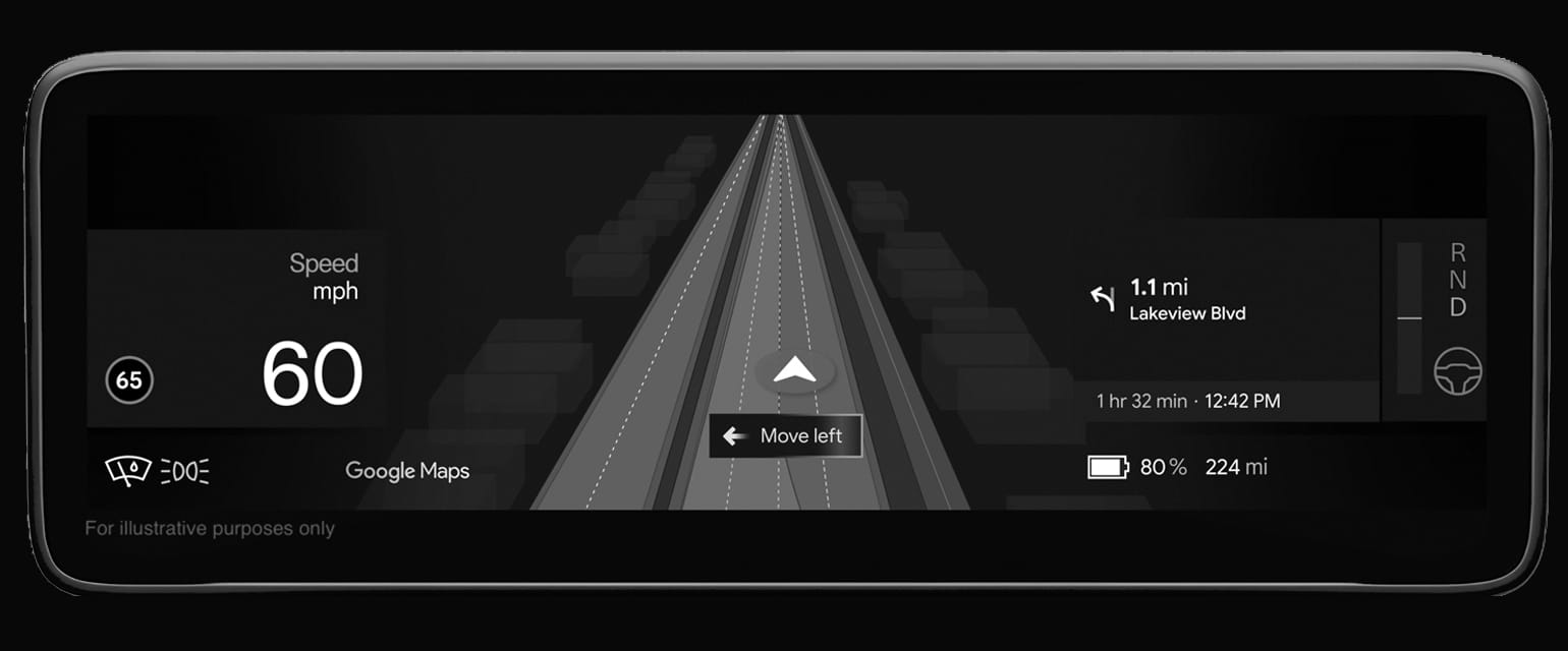 Polestar 4: Tο Google Maps σού λέει πότε να αλλάξεις λωρίδα