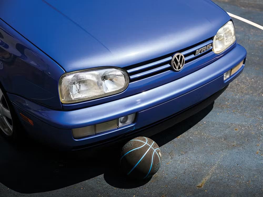 Volkswagen Golf GTI VR6 μπλε, μπροστινό μέρος