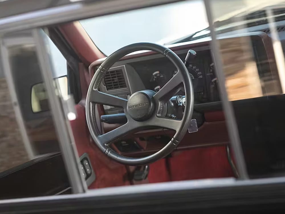 εσωερικό Chevrolet 454 SS, κοντινό στο τιμόνι