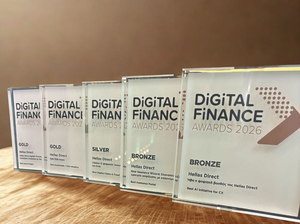 τα πέντε βραβεία της Hellas Direct στα Digital Finance Awards 2026