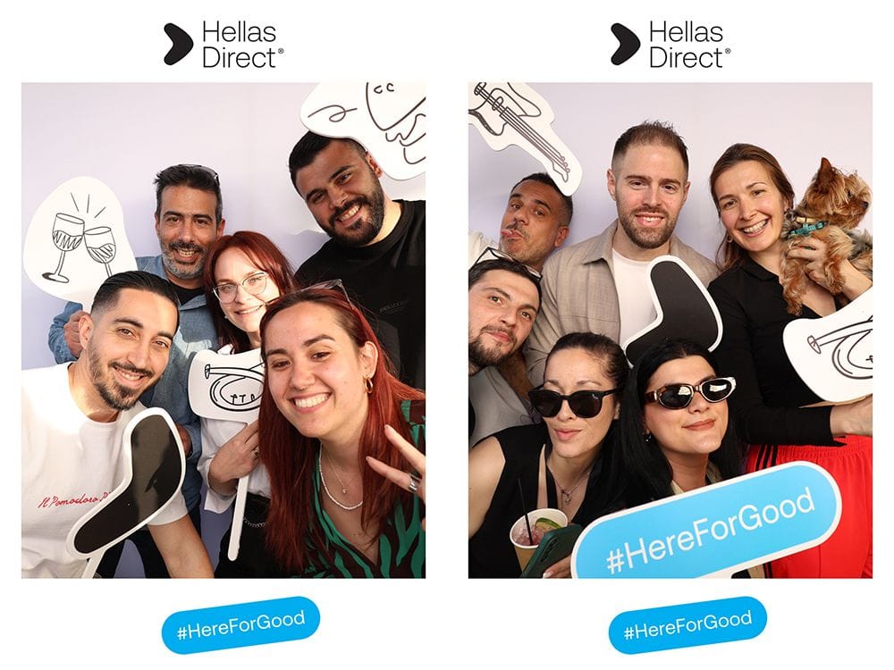 Photobooth στο πάρτι της Hellas Direct